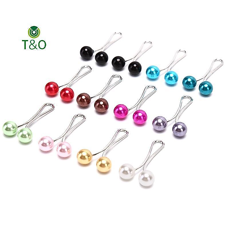 T & O 12 Chiếc Khăn Ngọc Trai Thổ Cẩm Pin Khăn Trùm Đầu Khăn Choàng Khăn Choàng Nữ Hồi Giáo Khăn Hij