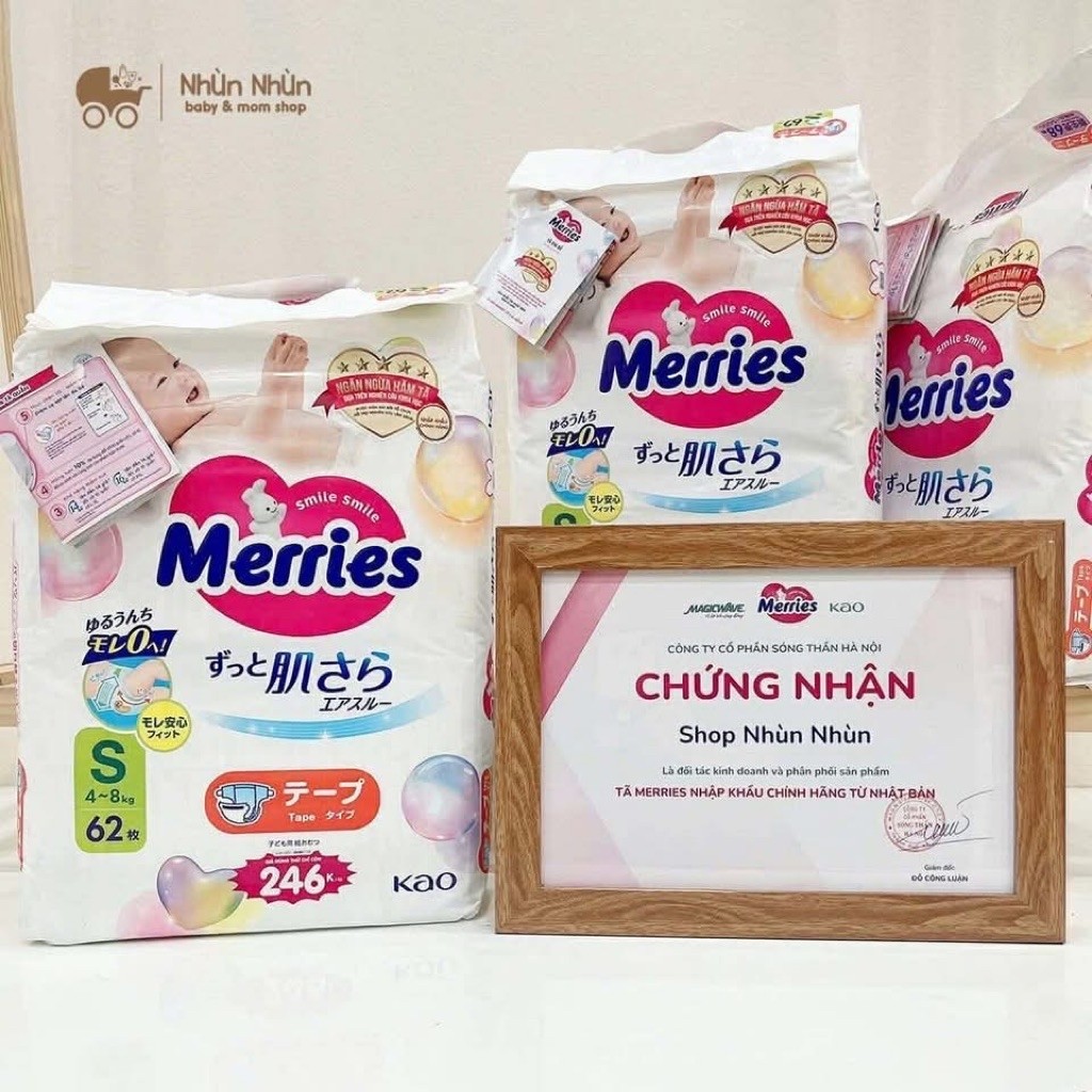 (Nhùn nhùn) BỈM MERRIES QUẦN/DÁN NK NHẬT