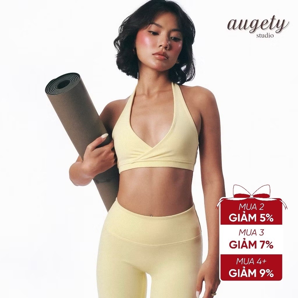 Áo Bra Nữ Gom Ngực Cổ Yếm Có Mút Tháo Rời Augety Studio, MOLLY Halter-Neck Bras