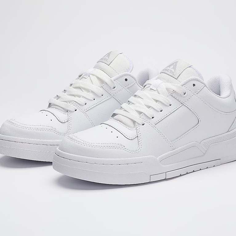Giày Sneaker Thể Thao Unisex Ancol Xtreme White / W.Choco – Da Bò Action, Da Ultra M, Đế Cao Su