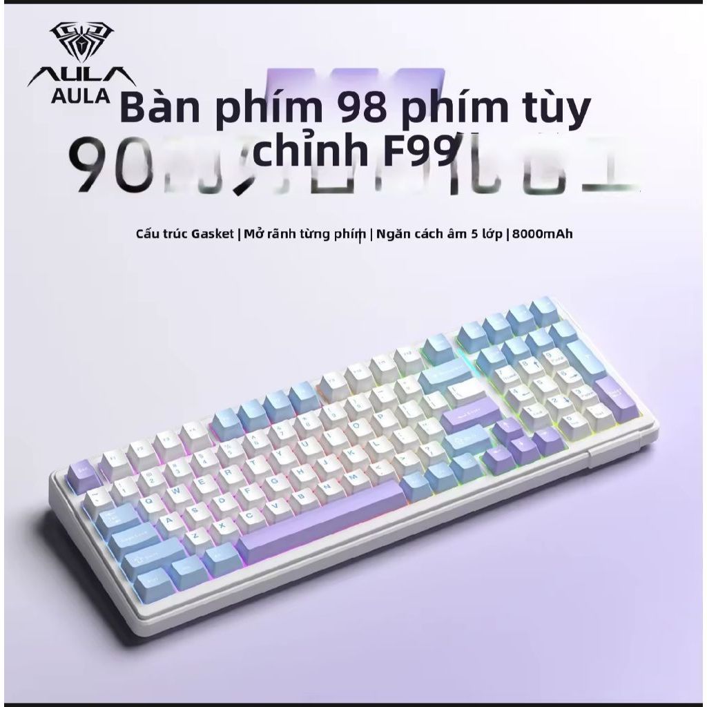 Bàn phím cơ Aula F99 (3 mode kết nối)