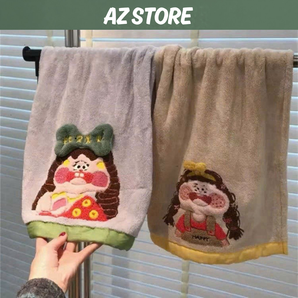 Khăn Fuma Cotton Thêu Cặp Đôi 30x50cm Siêu Mềm Thấm Hút Tốt Cho Phòng Tắm 🍀🍀🍀