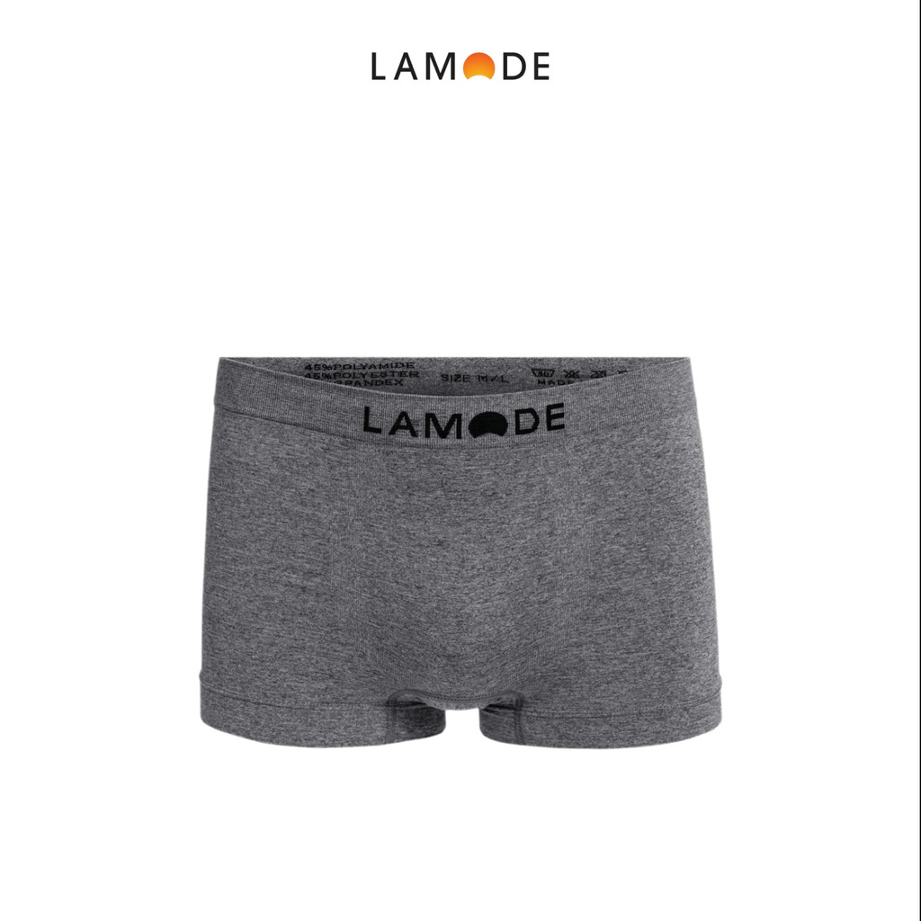 Quần Boxer Nam Lamode dệt liền không đường viền seamless co giãn bền màu LBX001E