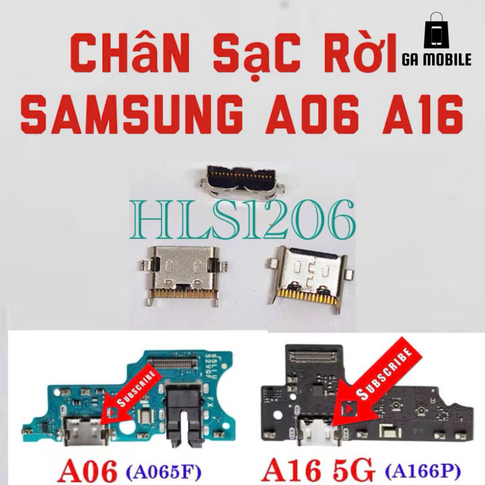 Combo 10c chân sạc rời Samsung A06 A16