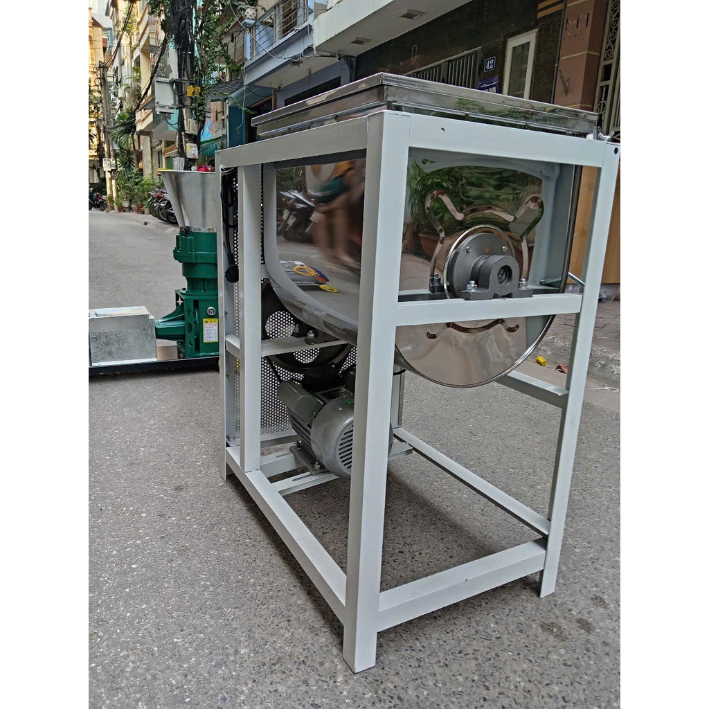 Máy trộn Bột Ngang 10–15kg  – Trộn Nhanh, Đều Mịn, Tiết Kiệm Thời Gian - Nhân Công