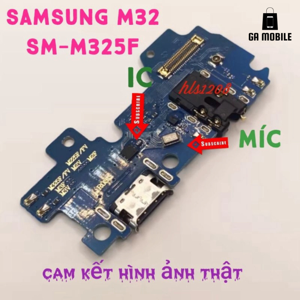 Cụm sạc Samsung M32 / Cụm chân sạc + Mic + tai nghe Samsung M32