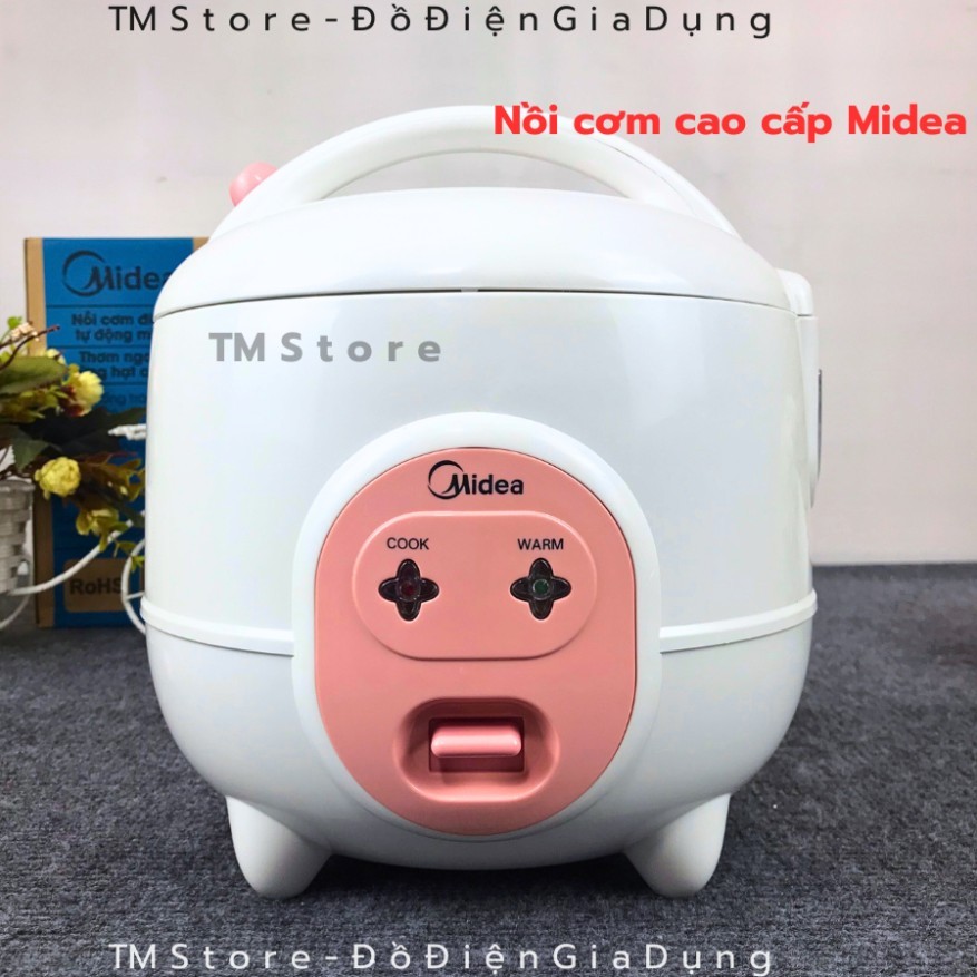 Nồi cơm điện MIDEA 0.6 lít CM06SA chuẩn cao cấp (1-2 người) , Nồi cơm điện MIDEA bảo hành 12 tháng