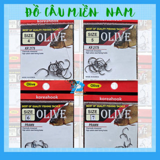 Lưỡi Câu Tôm Đầy Đủ Kích Thước {Size 2-4-6-8} Hàng Chất Lượng - ĐỨC PHÁT FS