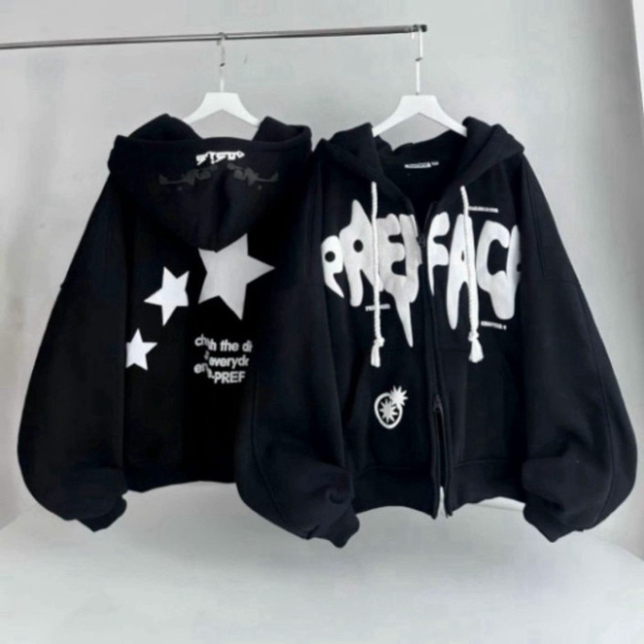 [SALE] Áo Hoodie Nam Nữ Có Mũ Trùm Đầu Phối 3 Ngôi Sao - Áo Khoác Cờ Mỹ Siêu Đẹp Cho Mùa Đông Ấm Áp.