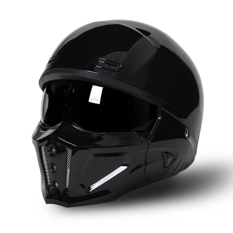 3C Mũ bảo hiểm Scorpion được chứng nhận, thế hệ thứ hai, mũ bảo hiểm xe máy retro, mũ bảo hiểm combo