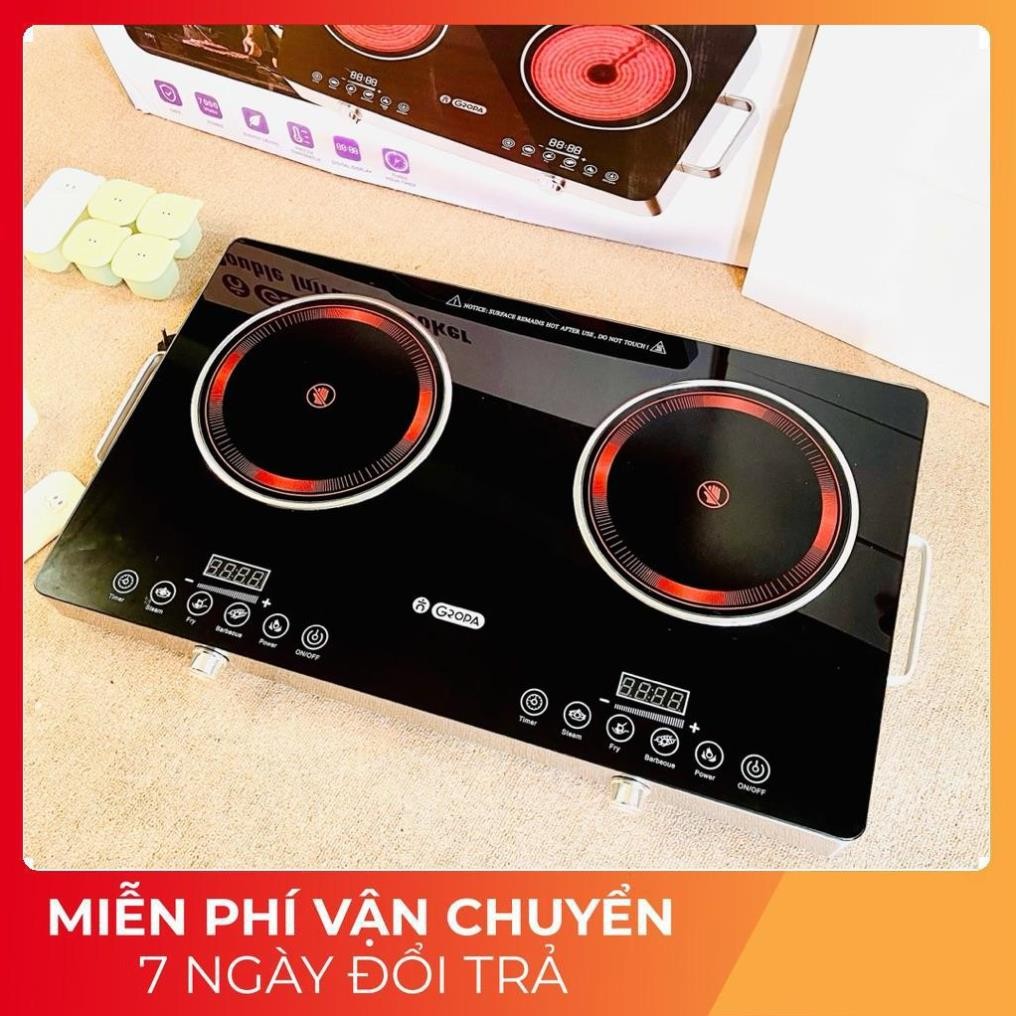 [ Bảo hành 18th ]  Bếp hồng ngoại Chefs Life nồi lẩu điện hồng ngoại có núm xoay bi store