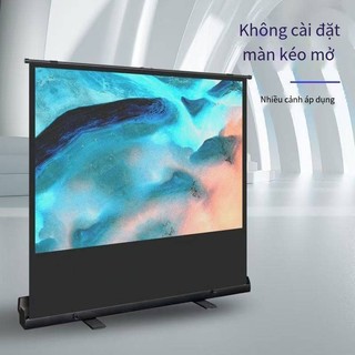 Màn chiếu chống ánh sáng XGIMI cho sử dụng tại nhà4k Màn chiếu di động với rèm chiếu kéo tay không cần khoan