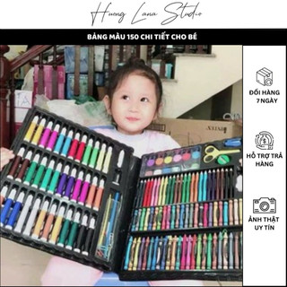 BẢNG BÚT MÀU 150 CHI TIẾT CHO BÉ