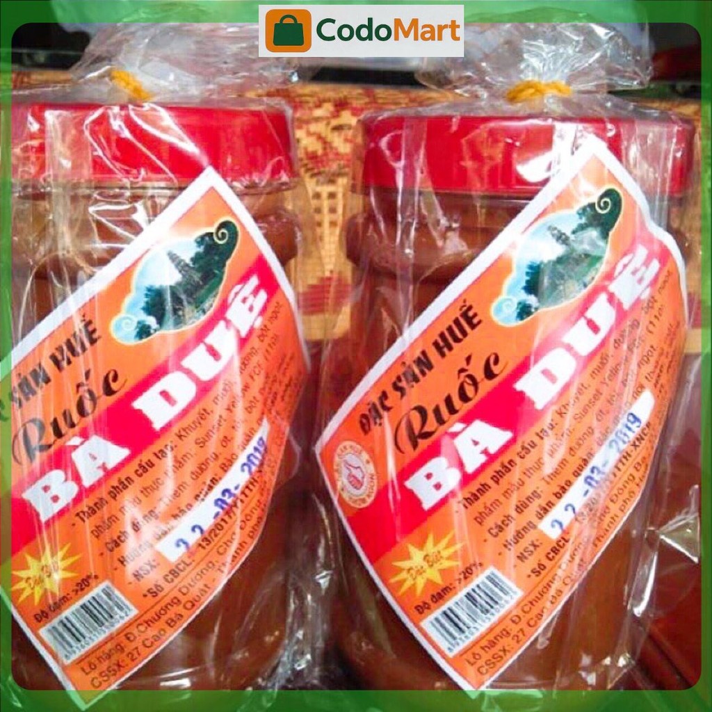 2 hủ Ruốc Bà Duệ 800gr_ Đặc sản Huế