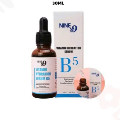 (MUA 1 TẶNG 1 NƯỚC HOA)Vitamin Serum Hydro B5 NINE9 Phục Hồi Da, Cấp Ẩm Cho Da, Chống Lão Hoá Da 30m