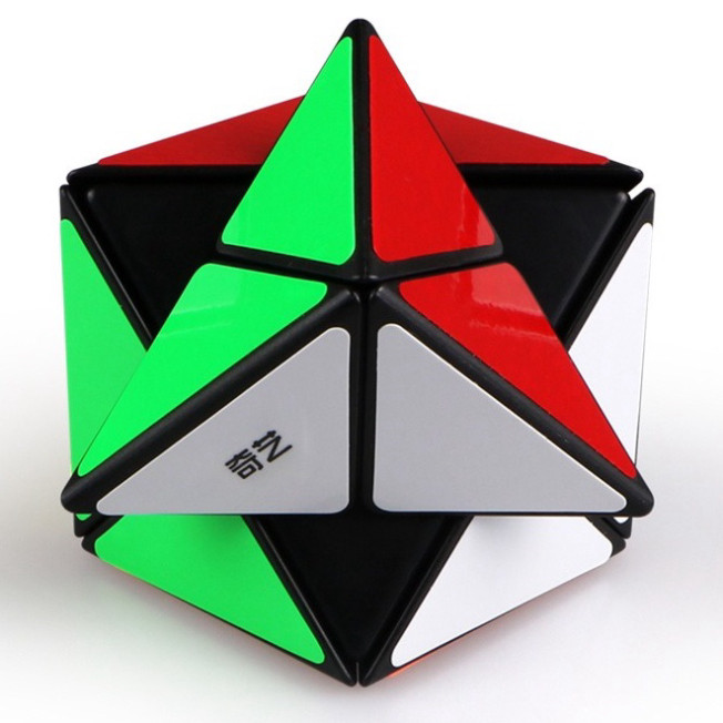 Rubik Biến Thể QiYi Dino Cube Rubik Qiyi X Dino Skewb Magic Cube Viền Đen
