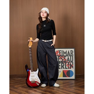 Quần denim ống rộng baggy cạp cao dáng dài THE C.I.U - Fallon Pants - MN09