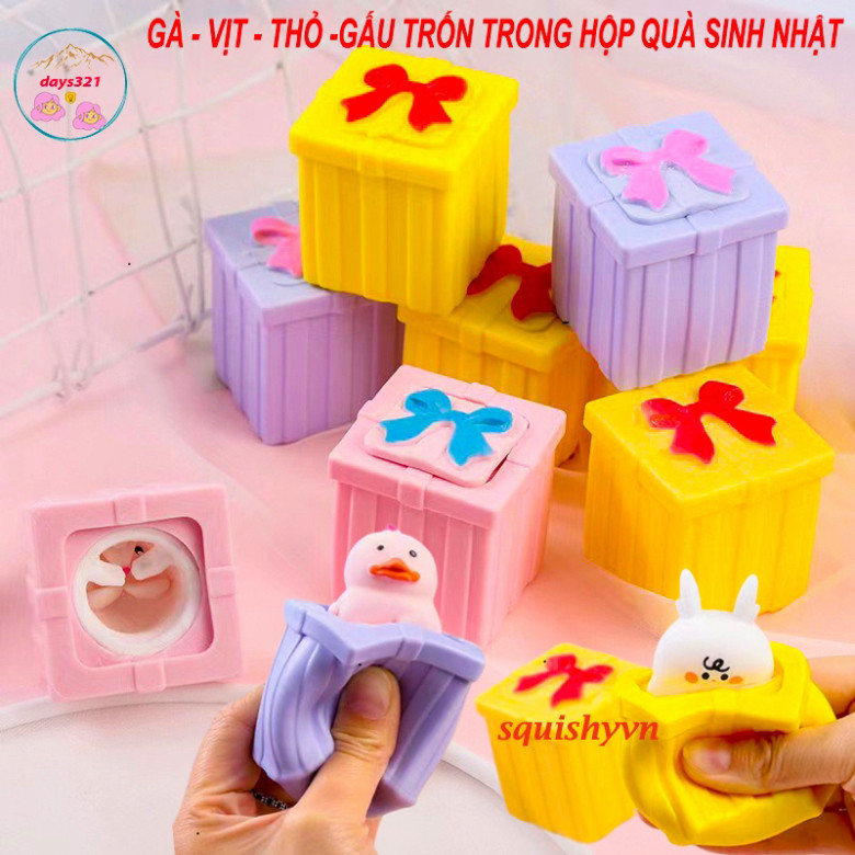Squishy Con Thú mochi xả stress - Đồ chơi thú mochi squishy