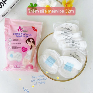 [Bịch to] Túi 108 miếng lót thấm sữa Mami mềm, êm, khô thoáng cho mẹ bé