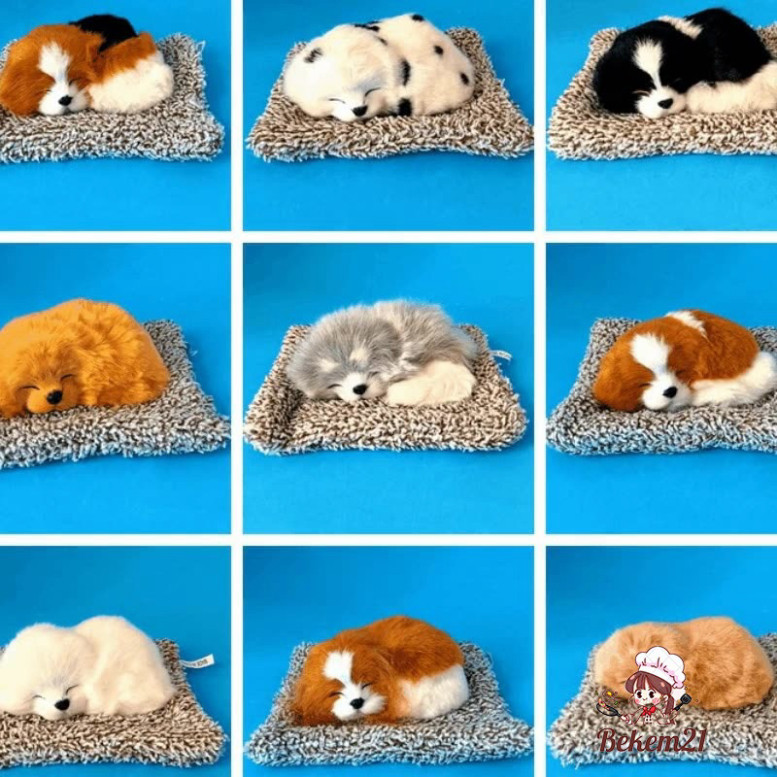 chó mèo bông để ôtô lông mượt lõi than hoạt tính lọc không56 khí khử mùi-taplo xe hơi ô tô Thú bông 