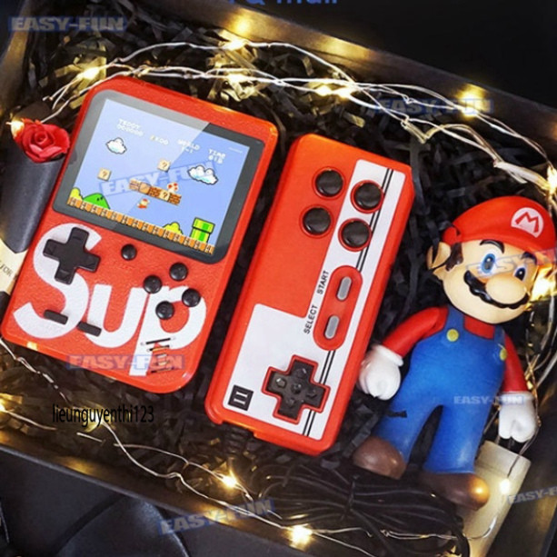 ```Máy Chơi Game Retro Sup 400 Trò, Kèm Tay Cầm Đối Kháng 2 Người, Thỏa Mãn Đam Mê Chơi Game```