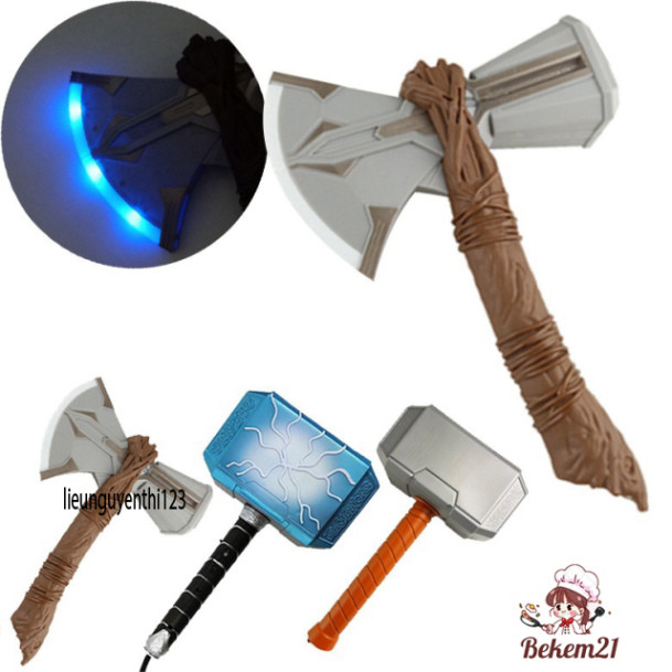 Búa Thor - Đồ chơi cosplay Halloween và Trung Thu, búa rìu hóa trang thú vị cho trẻ em.