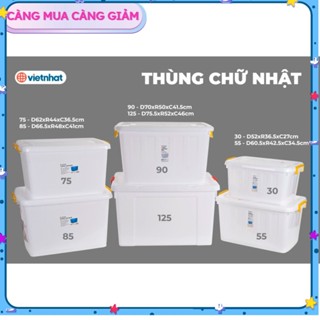   Tổng kho  Thùng nhựa 75L-55L thùng nhựa có bánh xe ,thùng đựng quần áo ,đưng bát đũa tiện lợi đa năng 