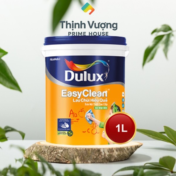 [XU HƯỚNG 2025 - 1 lít] Sơn tường trong nhà Dulux Easy Clean lau chùi vượt trội kháng virus