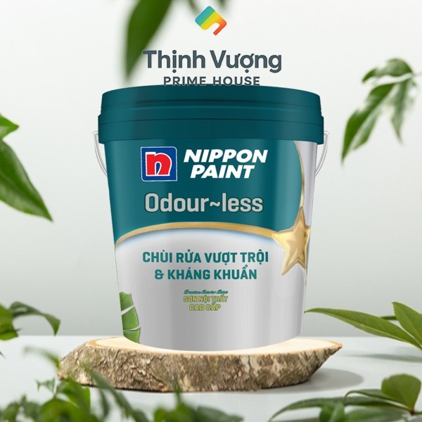 Sơn nội thất Nippon Odour-less Chùi Rửa Vượt Trội & Kháng Khuẩn