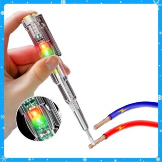  COMBO 2 CÁI Bút Thử Điện Cảm Ứng Không Tiếp Xúc TRONG SUỐT Kiểm Tra Dây Đứt Ngầm Kiểm Tra Pha Đo Thông Mạch 2 Cạnh 