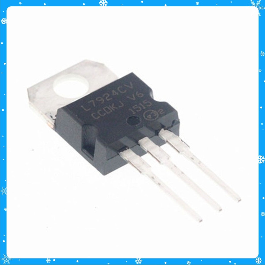 COMBO 3 CON IC Ổn Áp Nguồn 24V 7924 L7924 L7924CV LM7924 7924CV 1.5A TO-200 Chân Cắm