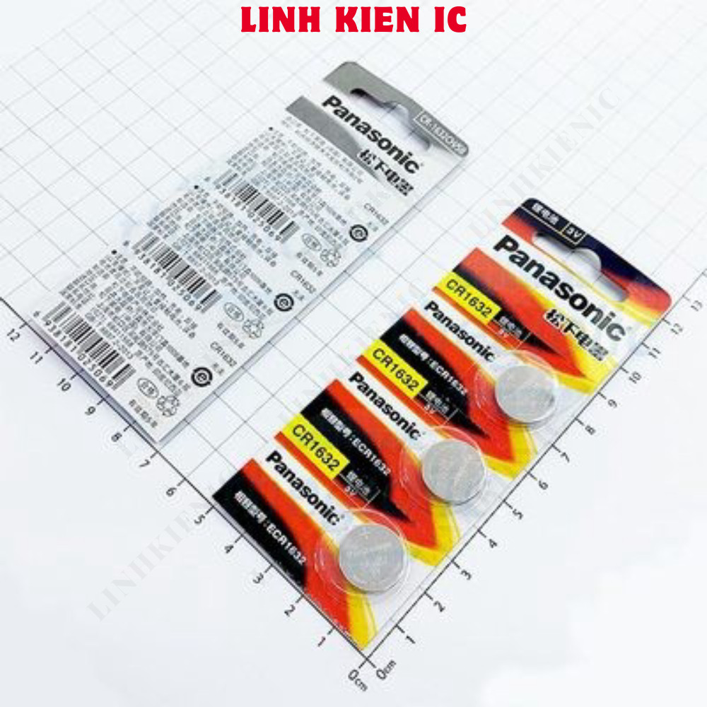 [2 Cái]- Pin CR1632 3V Panasonic Linh Kiện Smart