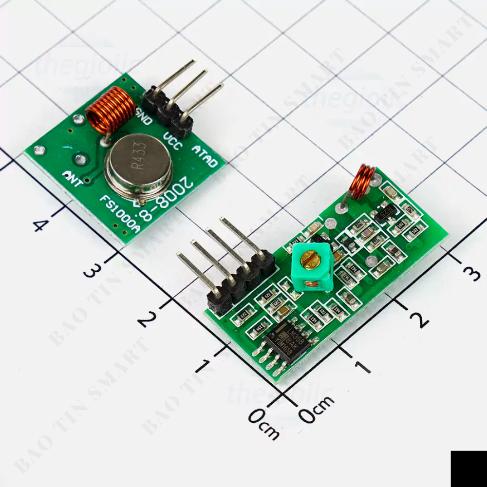 MX-433Mhz Bộ Thu Phát RF 433Mhz 200m ChipViet Store