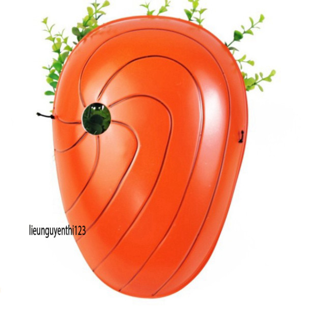 Mặt nạ cosplay nhân vật Naruto Akatsuki Tobi Uchiha Madara Ninja Obito cho tín đồ anime.