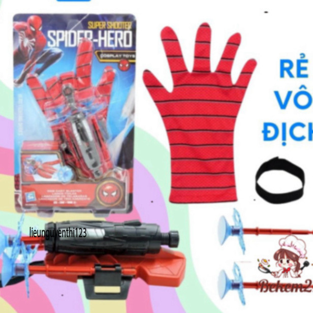 Găng Tay Spiderman Đồ Chơi Trẻ Em - Găng Tay Người Nhện Kèm Nỏ Bắn - Bộ Sưu Tập Đồ Chơi Thú Vị
