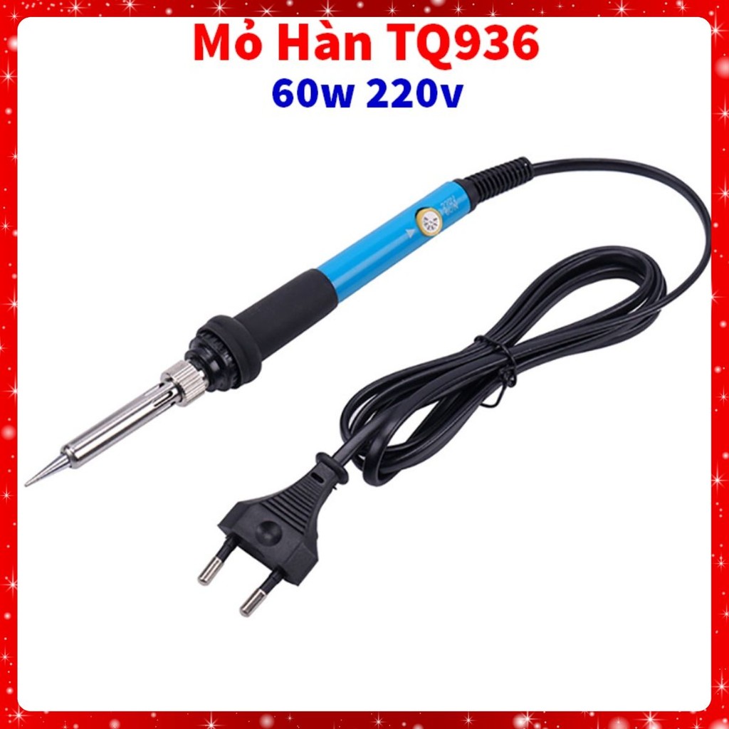Mỏ Hàn TQ936 60W 220V, Máy Hàn Thiếc Điều Chỉnh Nhiệt Độ TQ936, Bộ Tay Hàn TQ936, Mỏ Hàn 936, Tay Hà