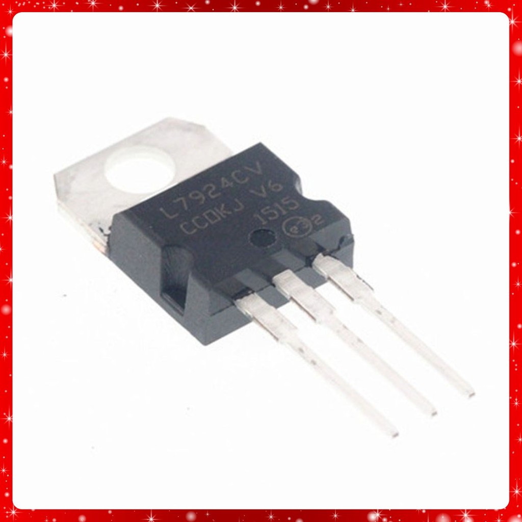 COMBO 3 CON IC Ổn Áp Nguồn 24V 7924 L7924 L7924CV LM7924 7924CV 1.5A TO-200 Chân Cắm