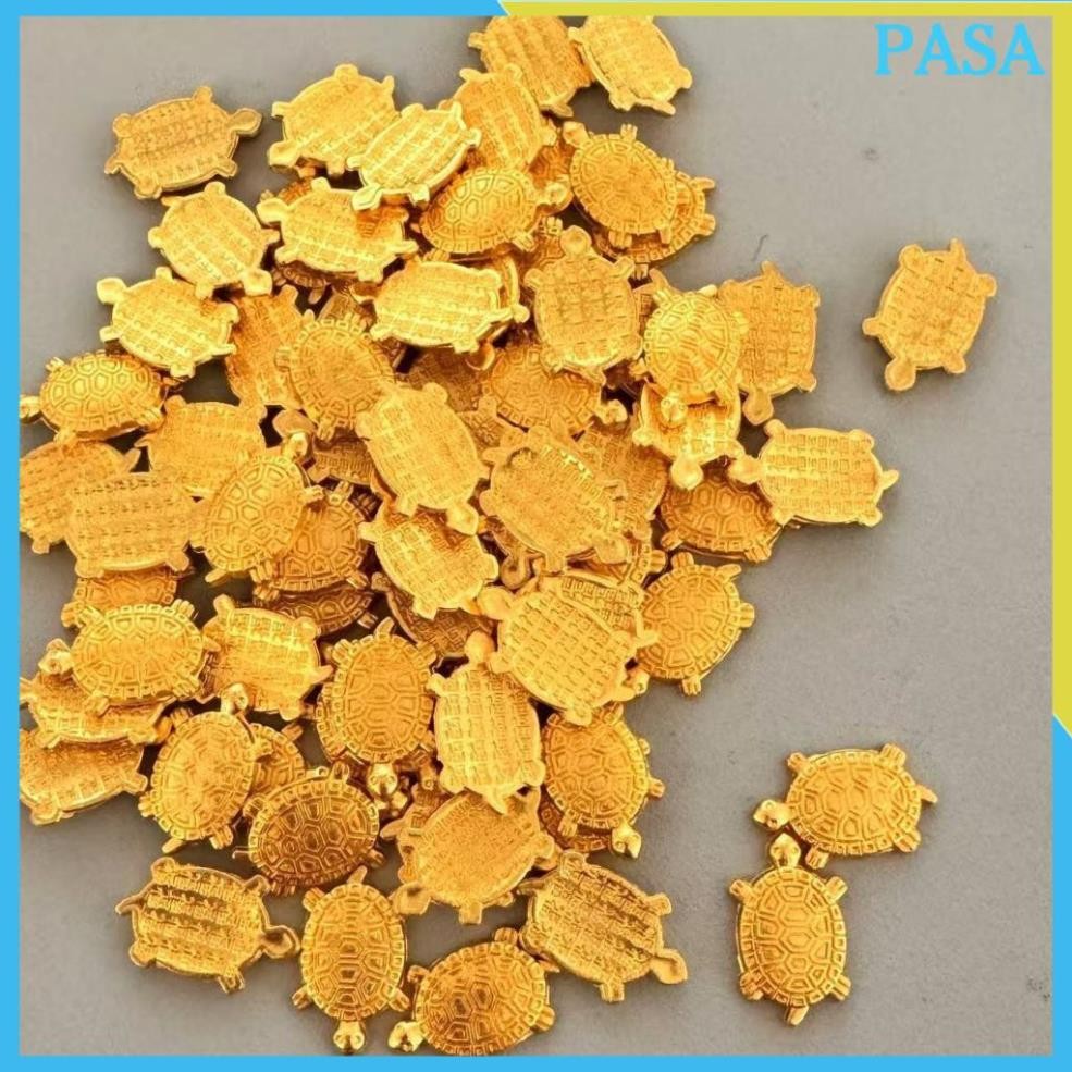 [ may mắn ] 10 Con Rùa Tiền Vàng Phong Thủy, Rùa Vàng Mini Trang Trí