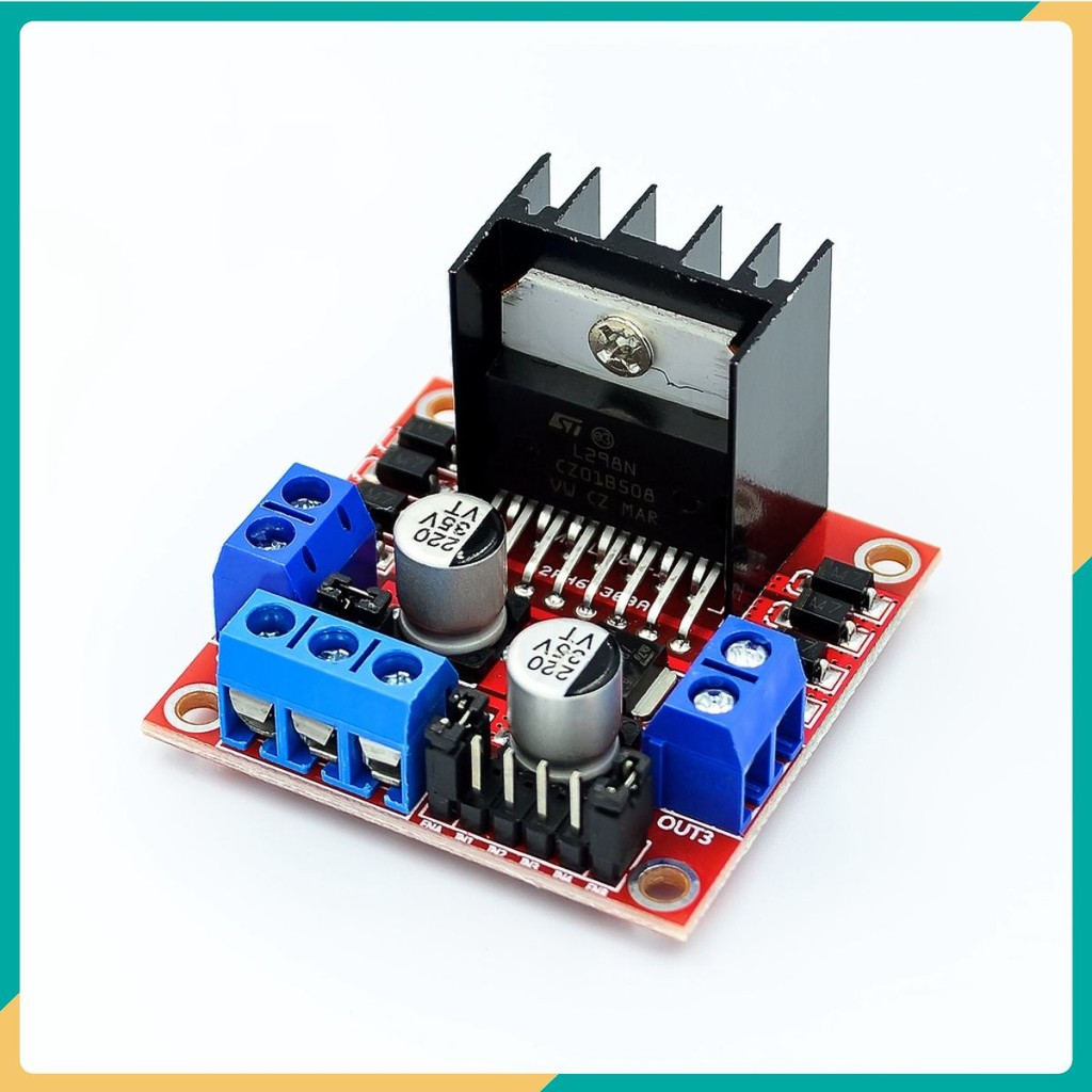 Module L298 L298N Điều Khiển Động Cơ DC Mạch Cầu H