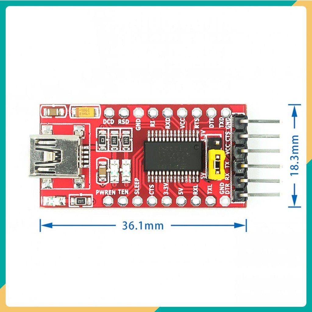Mạch Chuyển USB UART TTL FT232 | FT232RL