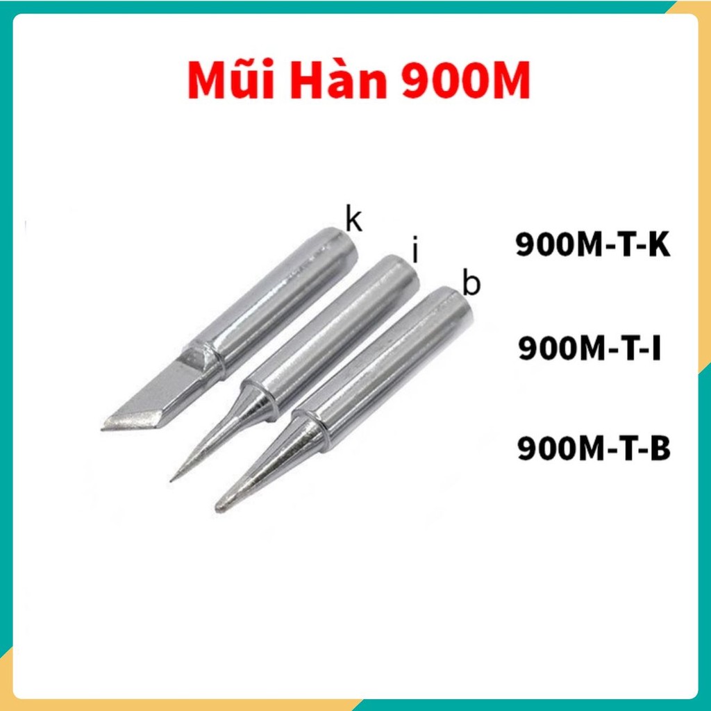 Mũi Hàn 900M Dùng Cho Dòng Trạm Hàn TQ936 936, 936A, 937 - 1 Mũi Loại Xịn