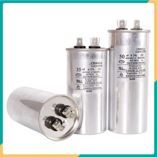 Tụ điều hòa CBB65A - tụ máy nén điều hòa 20uF 25uF 30uF 35uF 40uF 50uF 60uF 450V Loại Tốt