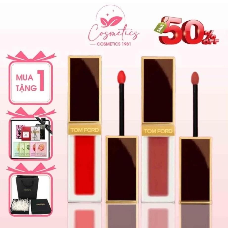 NEW 6ML+Bill - Son kem lì tom ford chính hãng TF Liquid Lip Luxe Matte fullsize 6ml