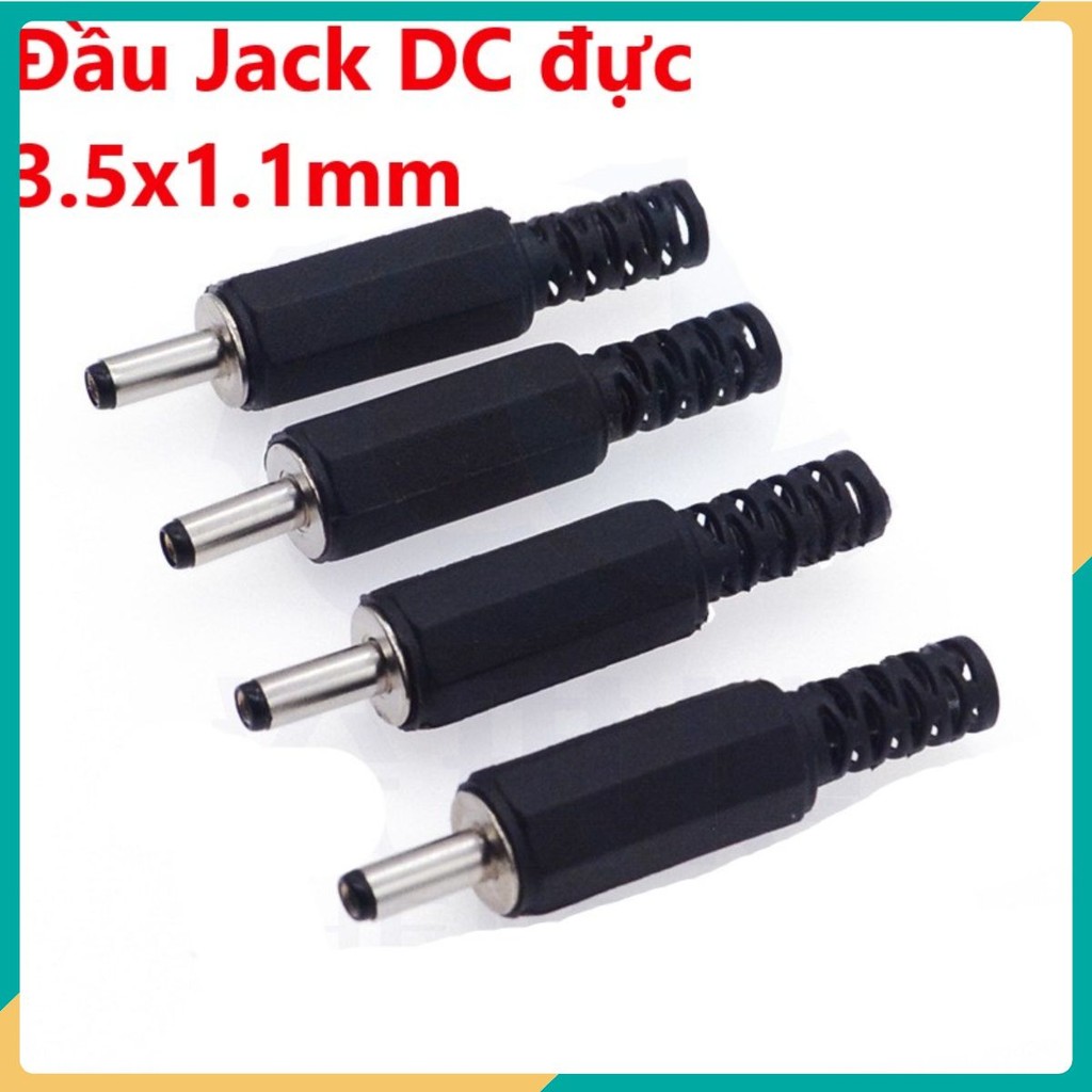 Đầu Jack DC đực 3.5x1.1mm