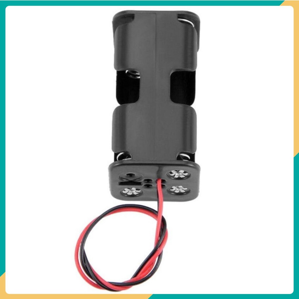 Hộp Đế 4 Pin AA vuông, Pin con thỏ AA, Pin 1,5V