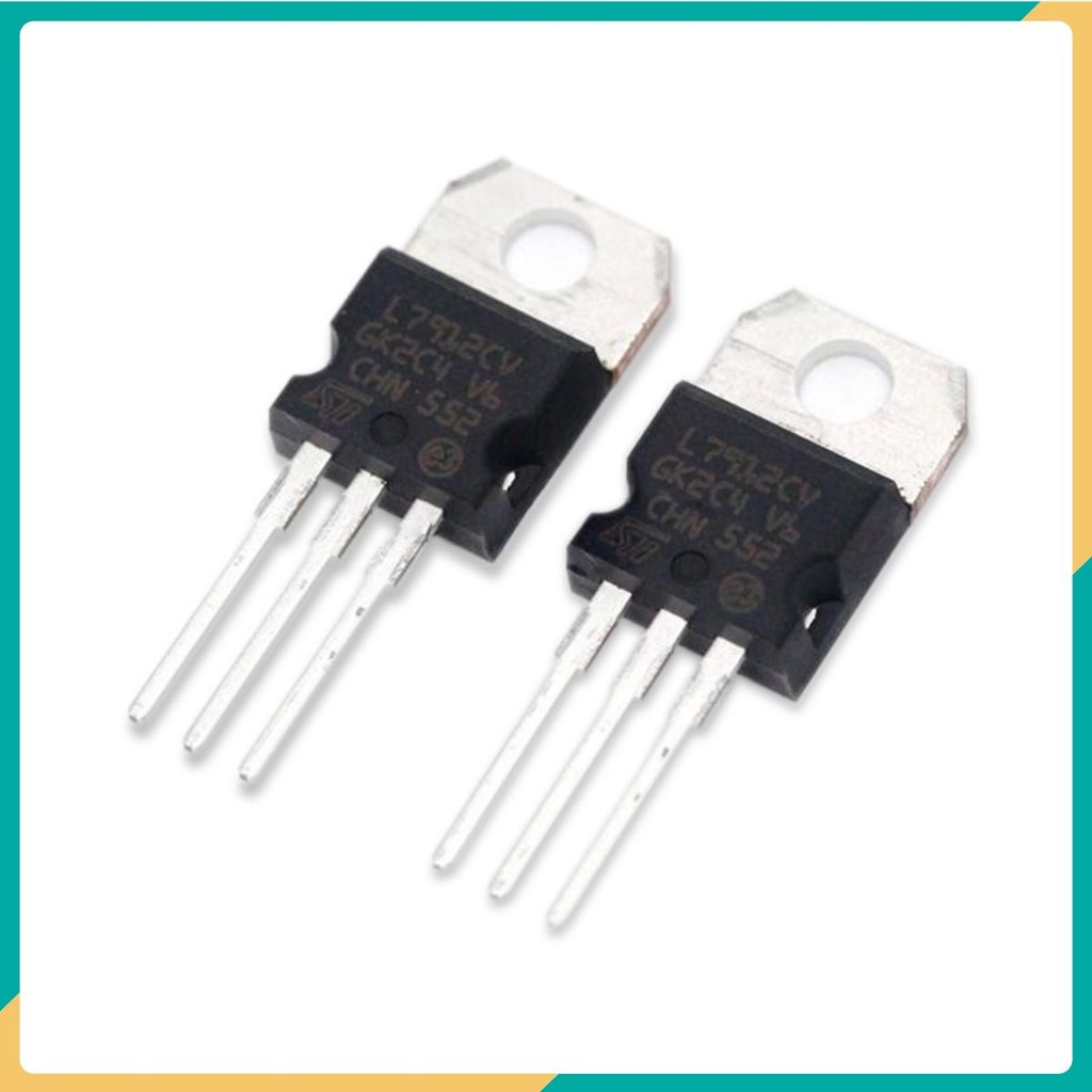 COMBO 3 CON IC Ổn Áp Nguồn Âm 12V 7912 L7912 L7912CV LM7912 7912CV 1.5A TO-220 Chân Cắm