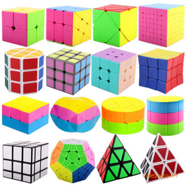 Bộ Rubik Biến Thể Qiyi: Rubik 2x2, 3x3, 4x4, 5x5, Megaminx, Pyraminx, Skewb, Mirror, Square-1, Maste