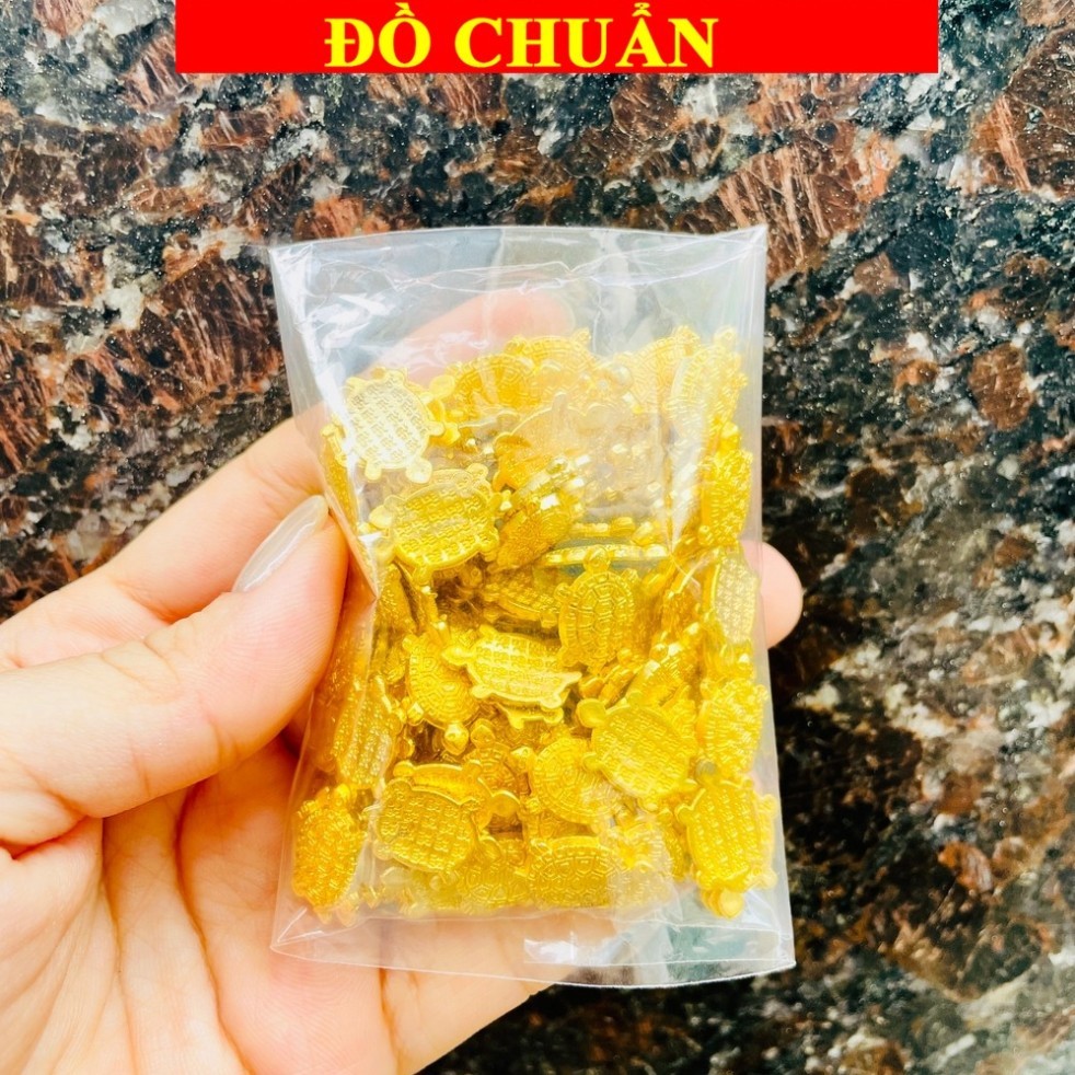 10 Con Rùa Tiền Vàng Phong Thủy, Rùa Vàng Mini Trang Trí (SIÊU HÓT)
