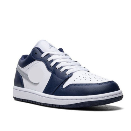 Giày Jd1 Low Midnight Navy Nam Nữ, Giày Sneaker Bản Cao Cấp Full Bill Box
