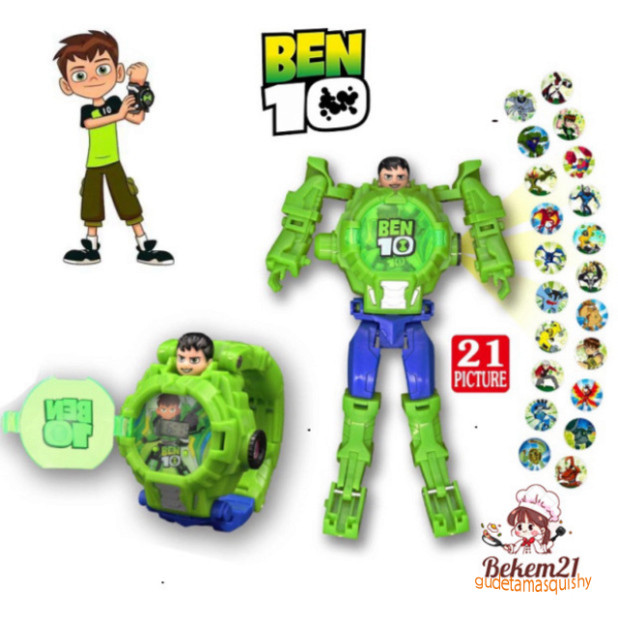 Đồng hồ Ben 10 Omnitrix cho trẻ em - Đồ chơi siêu anh hùng 3D, quà sinh nhật lý tưởng cho bé.
